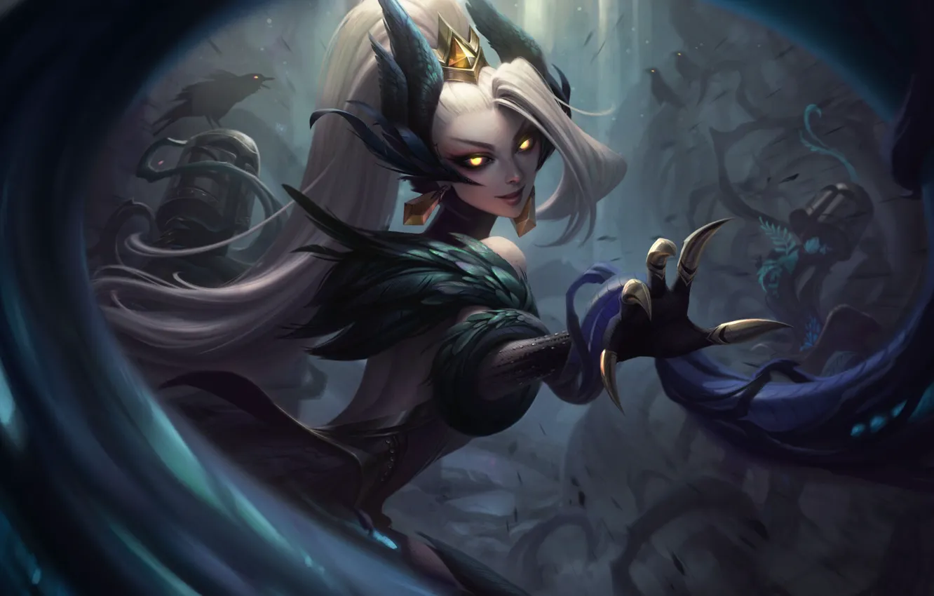 Photo wallpaper girl, magic, magic, the game, beauty, girl, game, magic