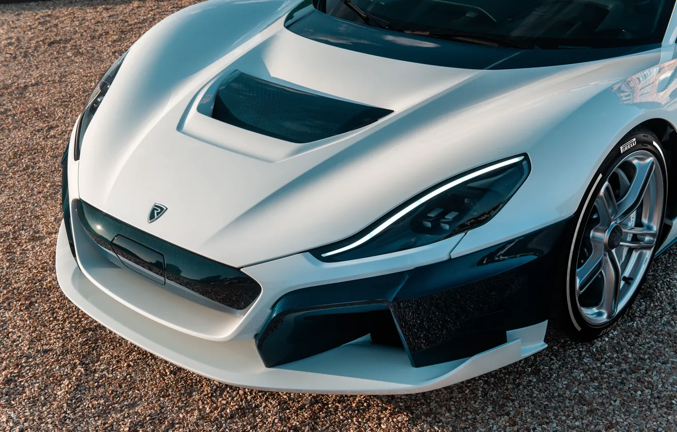 Photo wallpaper close-up, front, Rimac, Concept Two, Rimac C_Two