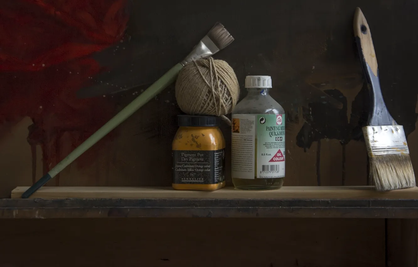 Photo wallpaper background, Bank, brush, Scotch