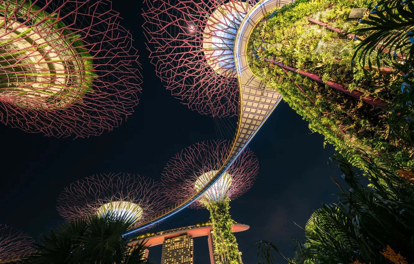 Photo wallpaper Singapore, Marina, Central Singapore, Utopia