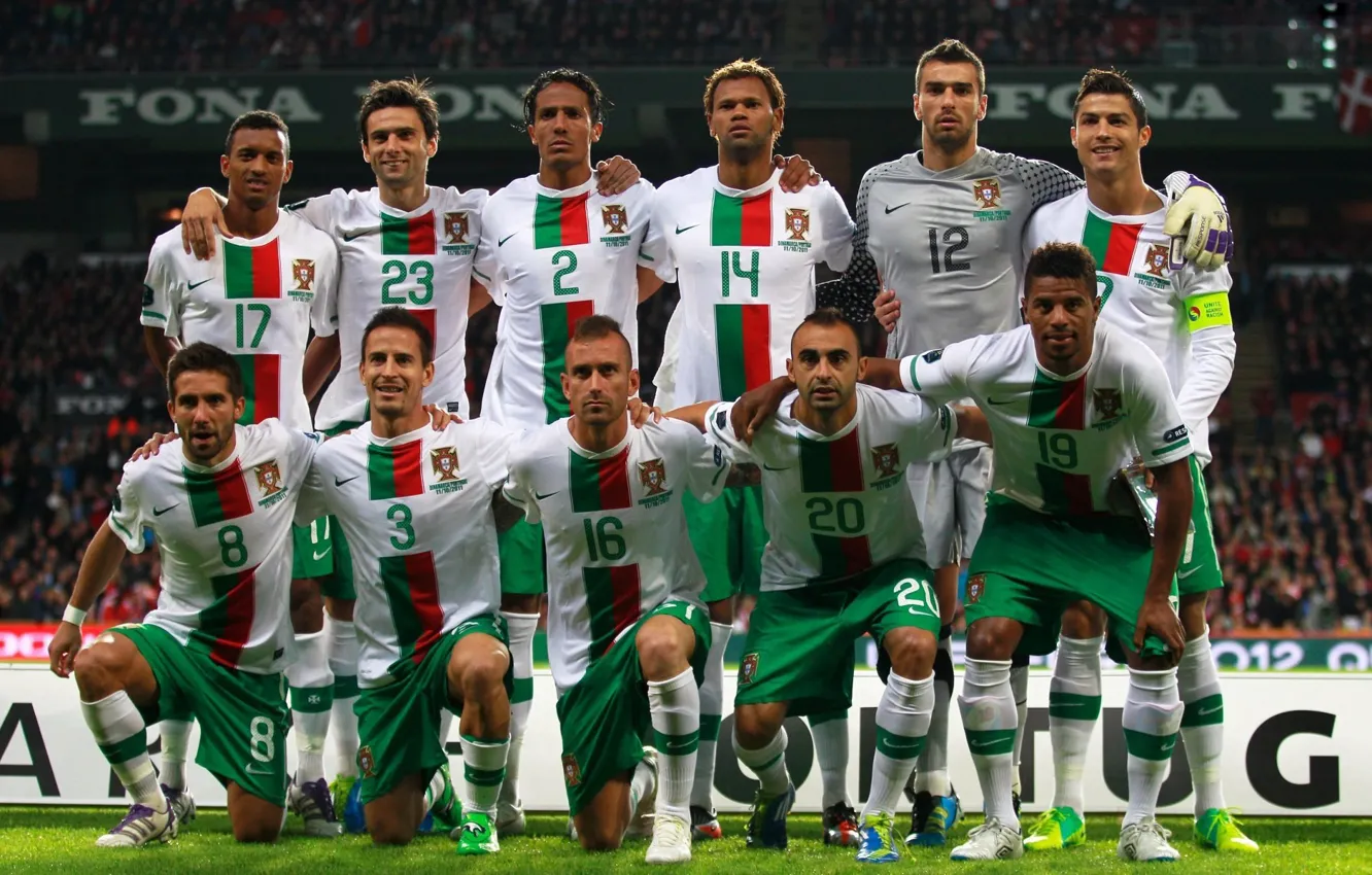 Photo wallpaper Portugal, Team, football