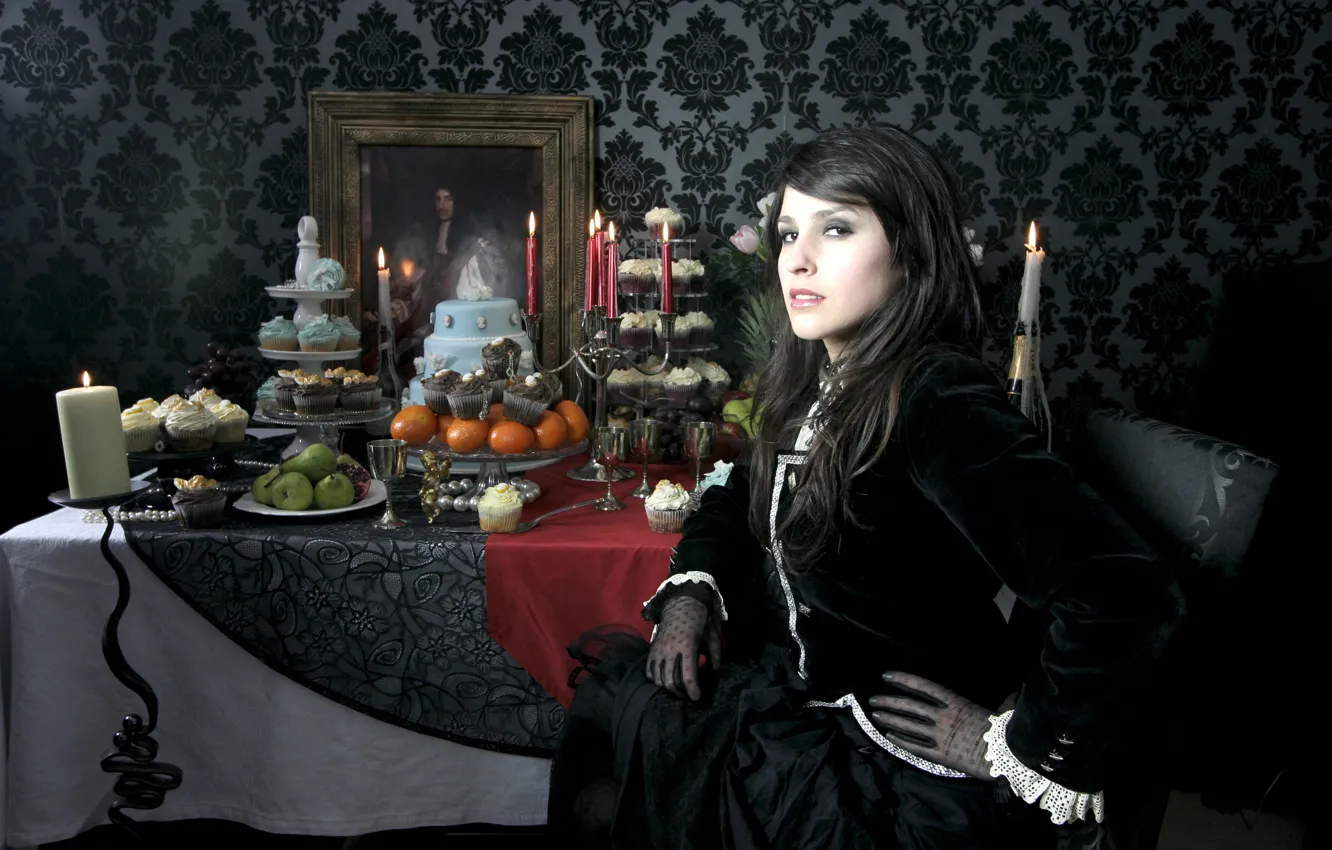 Photo wallpaper Soho Dolls, bad photo, Maya Doll, soloist
