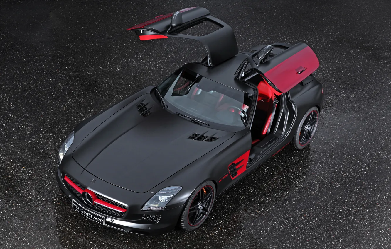 Photo wallpaper machine, auto, the door, Mercedes, sports, drives, black, Mercedes