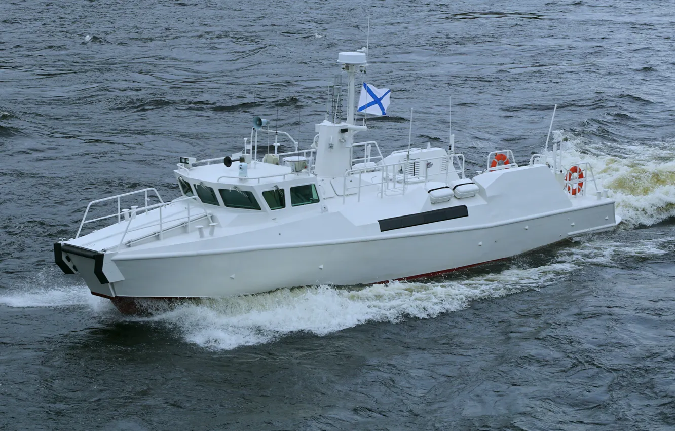 Photo wallpaper boat, Raptor, Special purpose