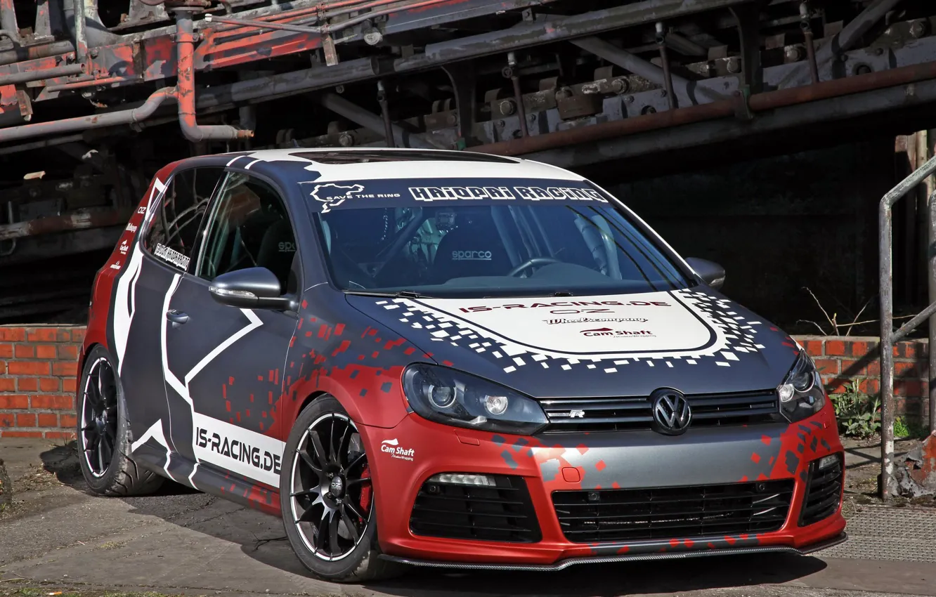 Photo wallpaper Volkswagen, Racing, Golf, Tuning, 2014, Cam, Shaft, Haiopai