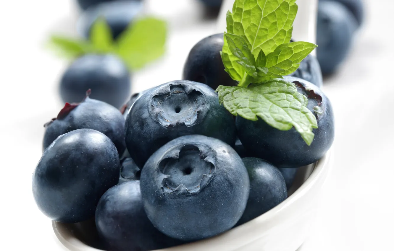 Photo wallpaper berries, fresh, blueberry, blueberries, berries