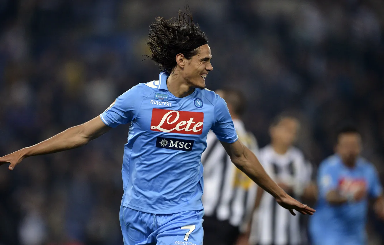 Photo wallpaper Uruguay, Napoli, Edinson, Cavani