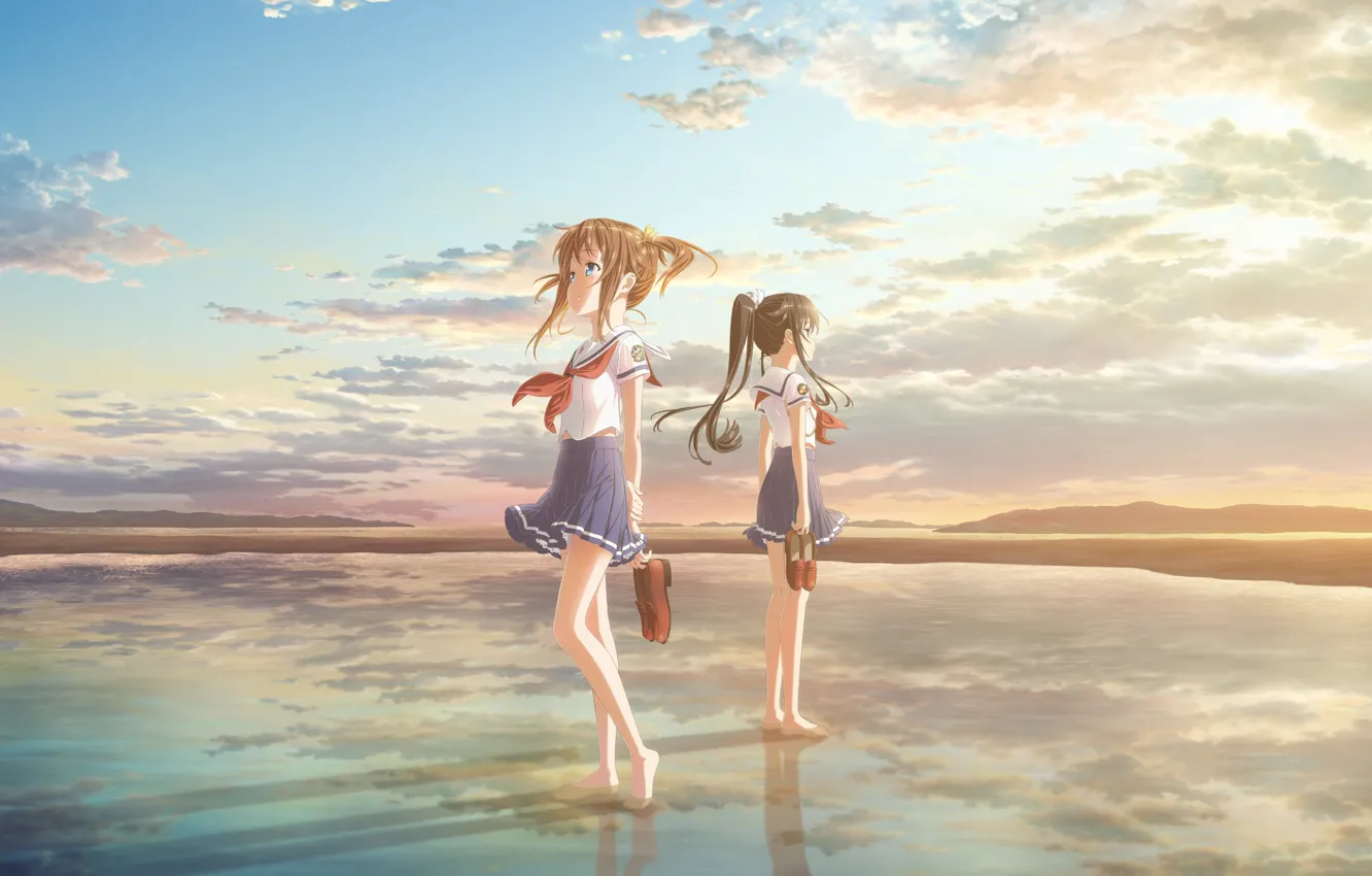 Photo wallpaper cartoon, anime, anime, action, television series, High School Fleet, Animated television series, Marine School