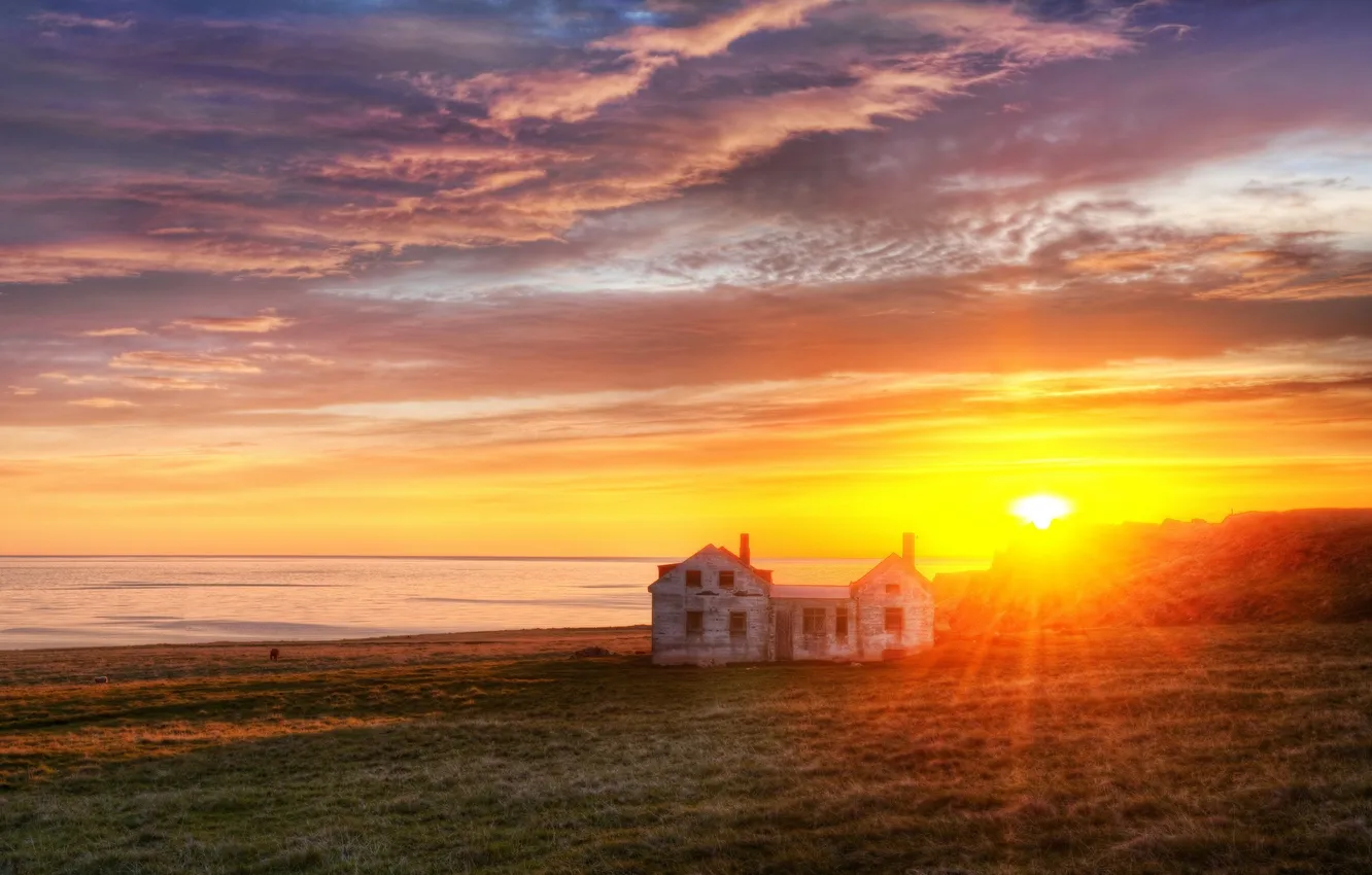 Photo wallpaper sunrise, north atlantic, Exploring the Peninsula at Sunrise