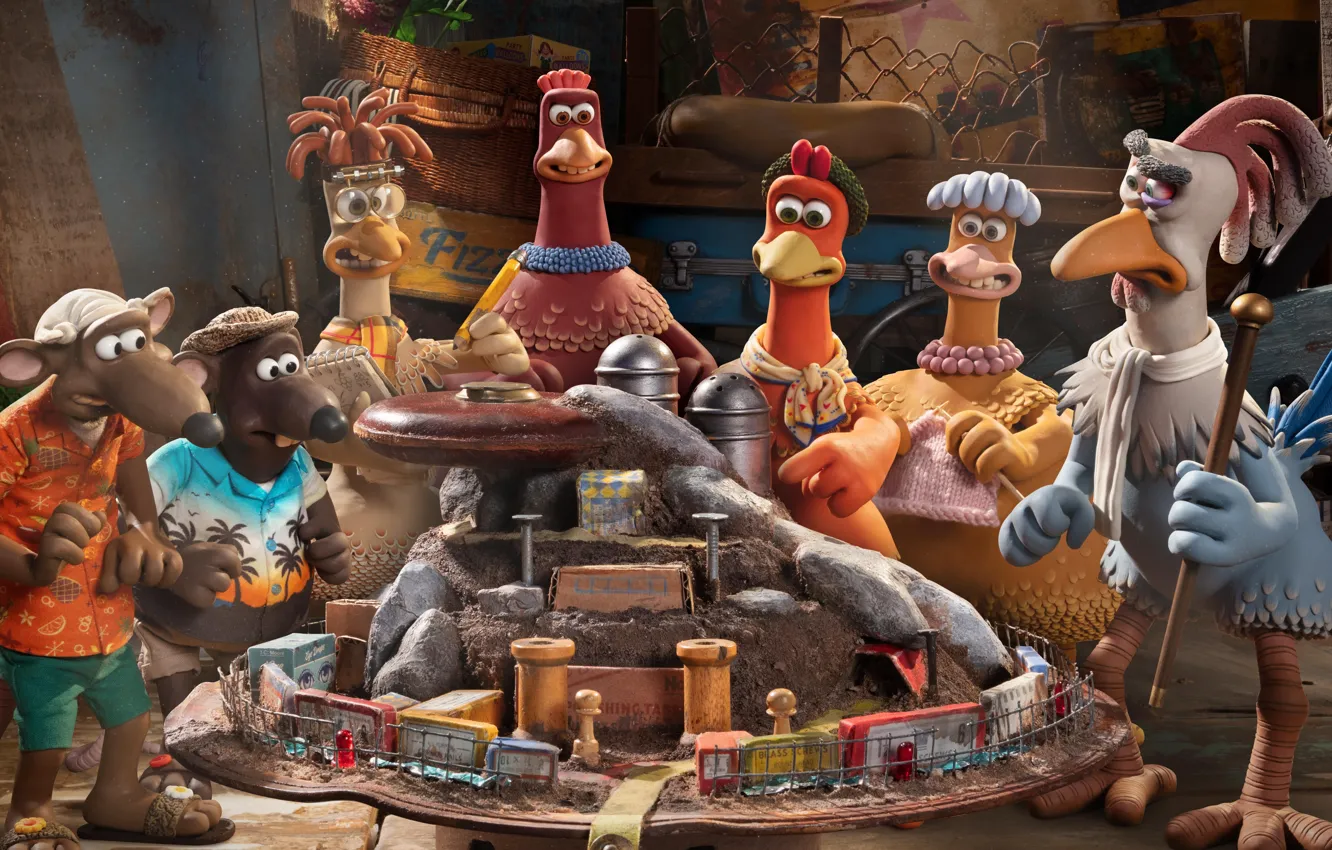 Photo wallpaper Mac, cartoon, Rocky, adventure, Fry, Nika, Comedy, Molly