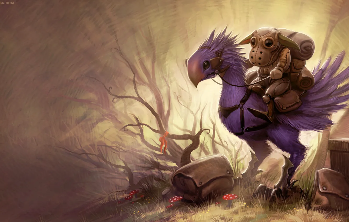 Photo wallpaper fantasy, rendering, the game, art, Randis Albion, final fantasy goblin