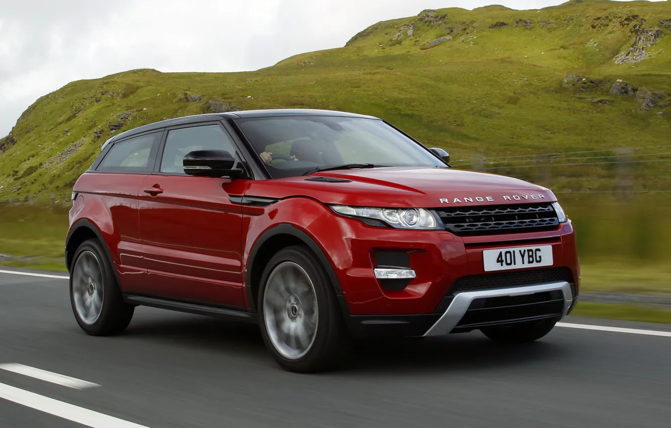 Photo wallpaper road, auto, Land Rover, Range Rover, Evoque