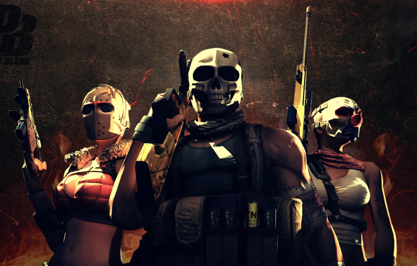 Photo wallpaper weapons, Point Blank, point blank