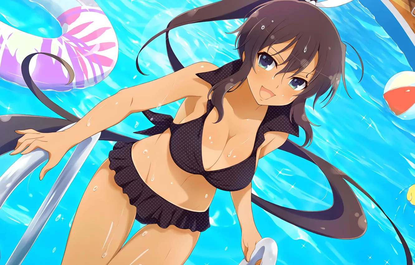 Photo wallpaper swimsuit, girl, Senran Kagura
