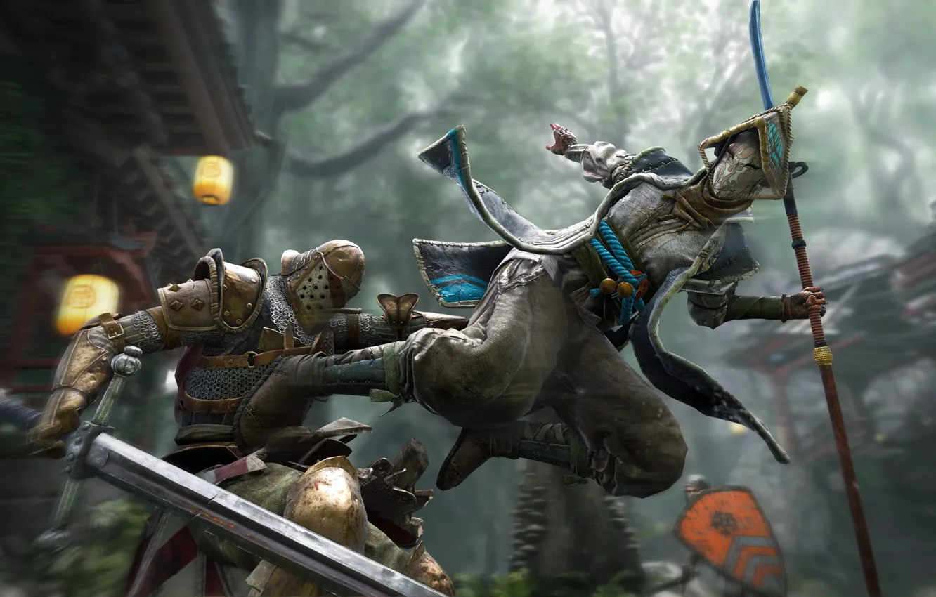 Photo wallpaper sword, game, armor, man, fight, ken, blade, samurai