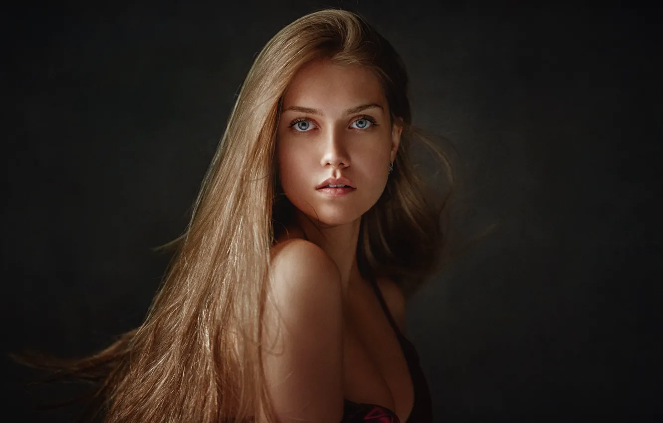 Wallpaper look, close-up, face, portrait, George Chernyadev, Georgy