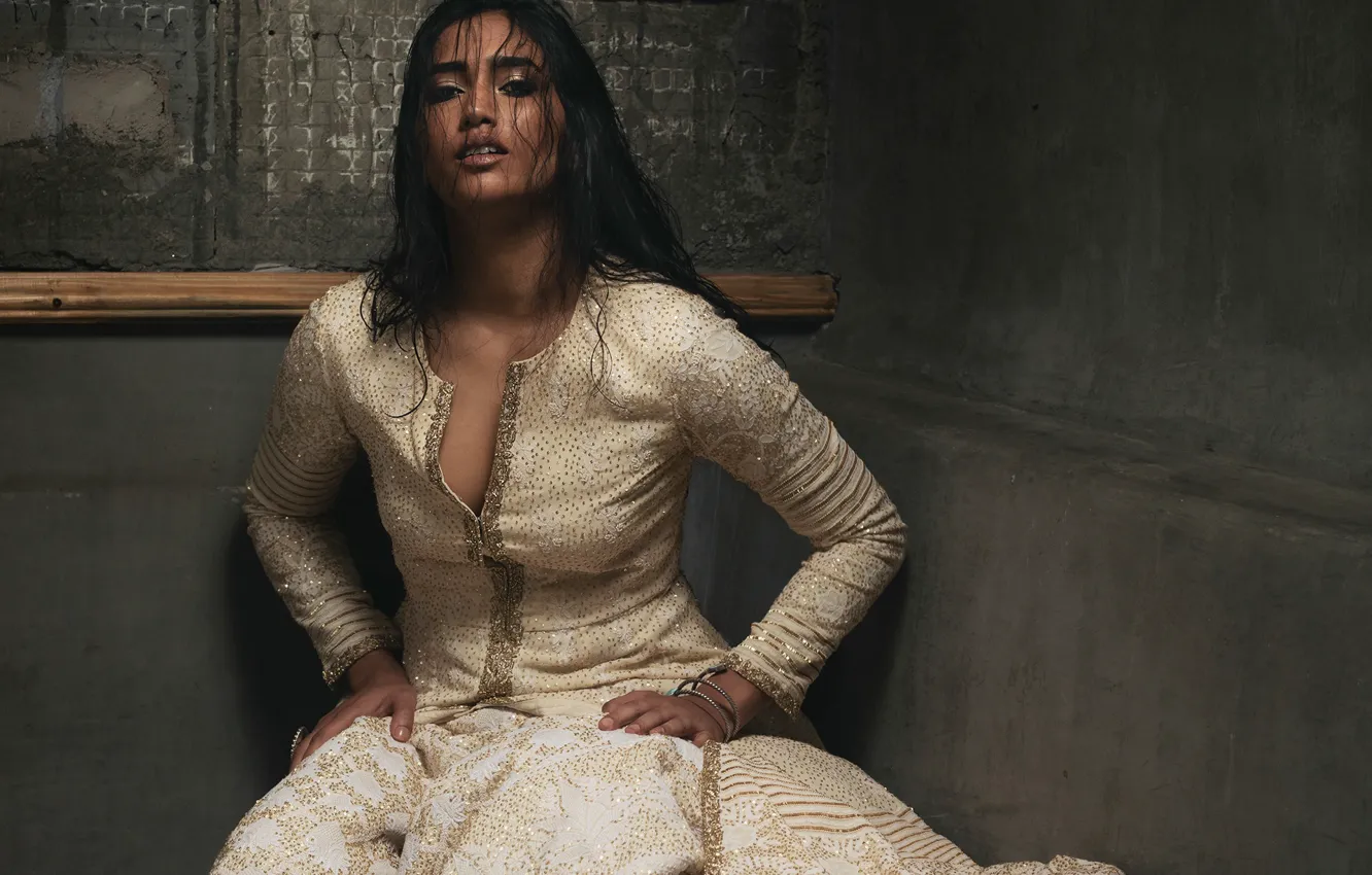 Photo wallpaper girl, hot, sexy, fashion, eyes, smile, beautiful, model