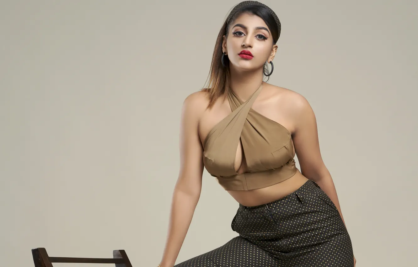 Photo wallpaper girl, hot, sexy, eyes, smile, beautiful, figure, model