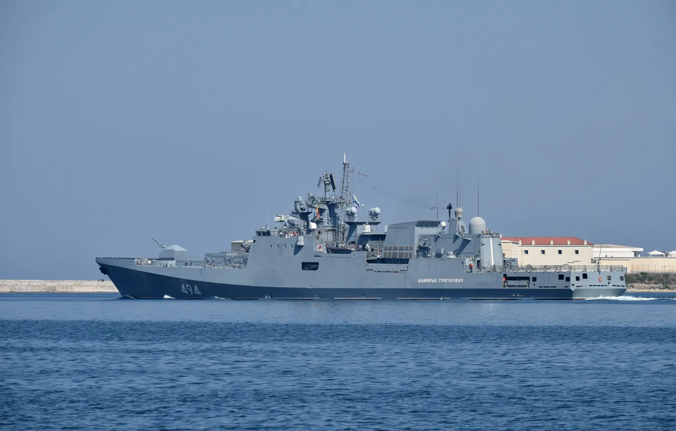 Photo wallpaper frigate, Sevastopol, Admiral Grigorovich