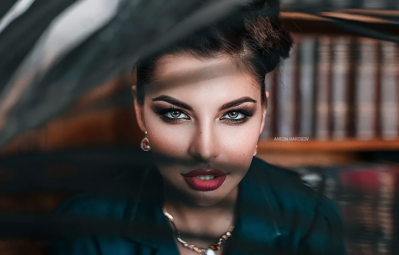Photo wallpaper look, face, portrait, makeup, Katerina, Anton Kharisov, Katrin Sarkozy