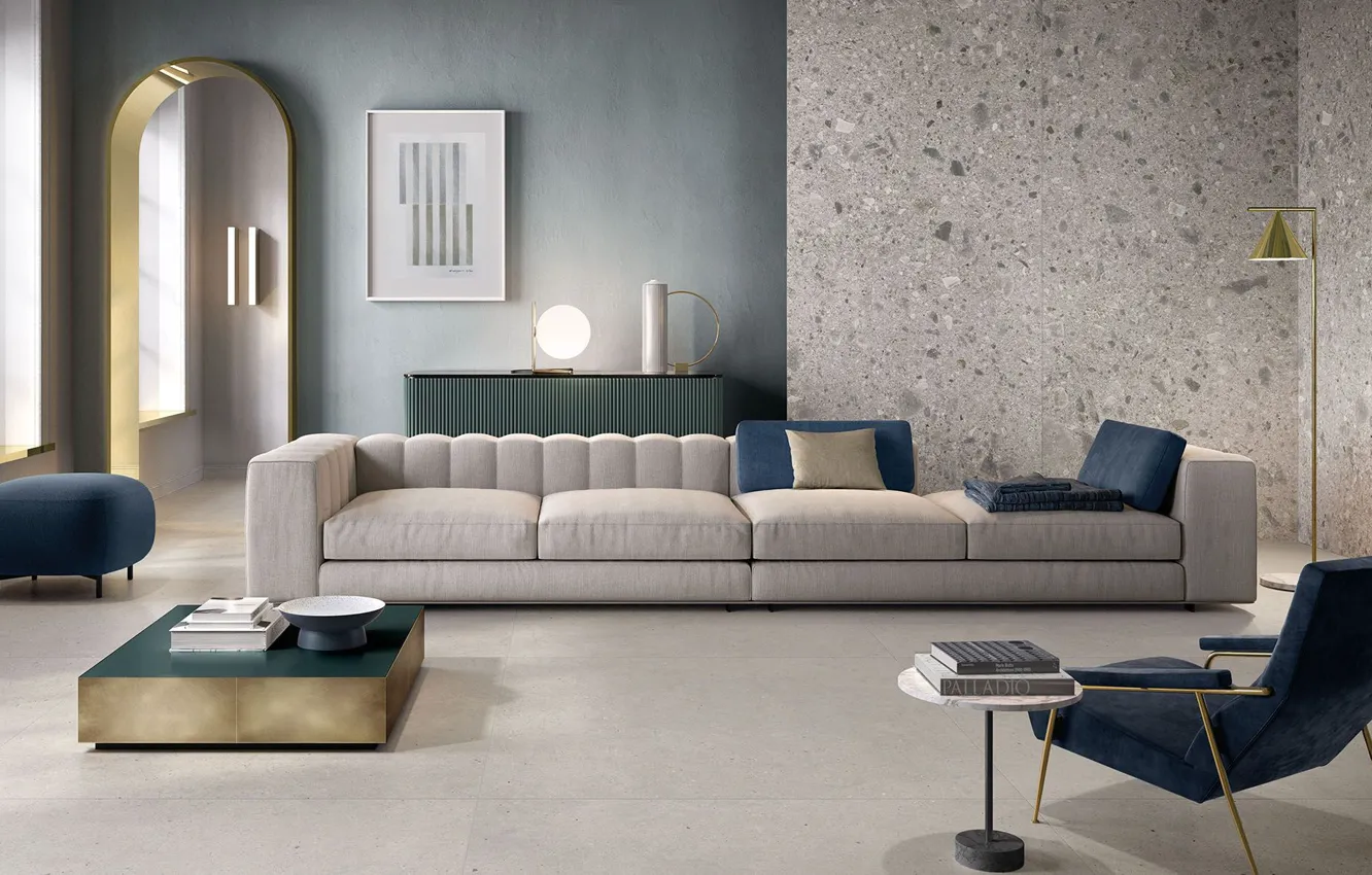 Photo wallpaper design, style, interior, sofa, living room, Header home, Silver grain new