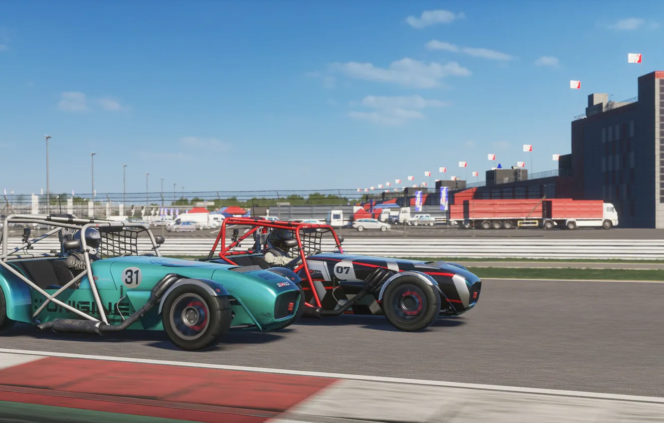 Photo wallpaper Motorsport, The simulator, simracing, GoRace, shortcut, dk racing