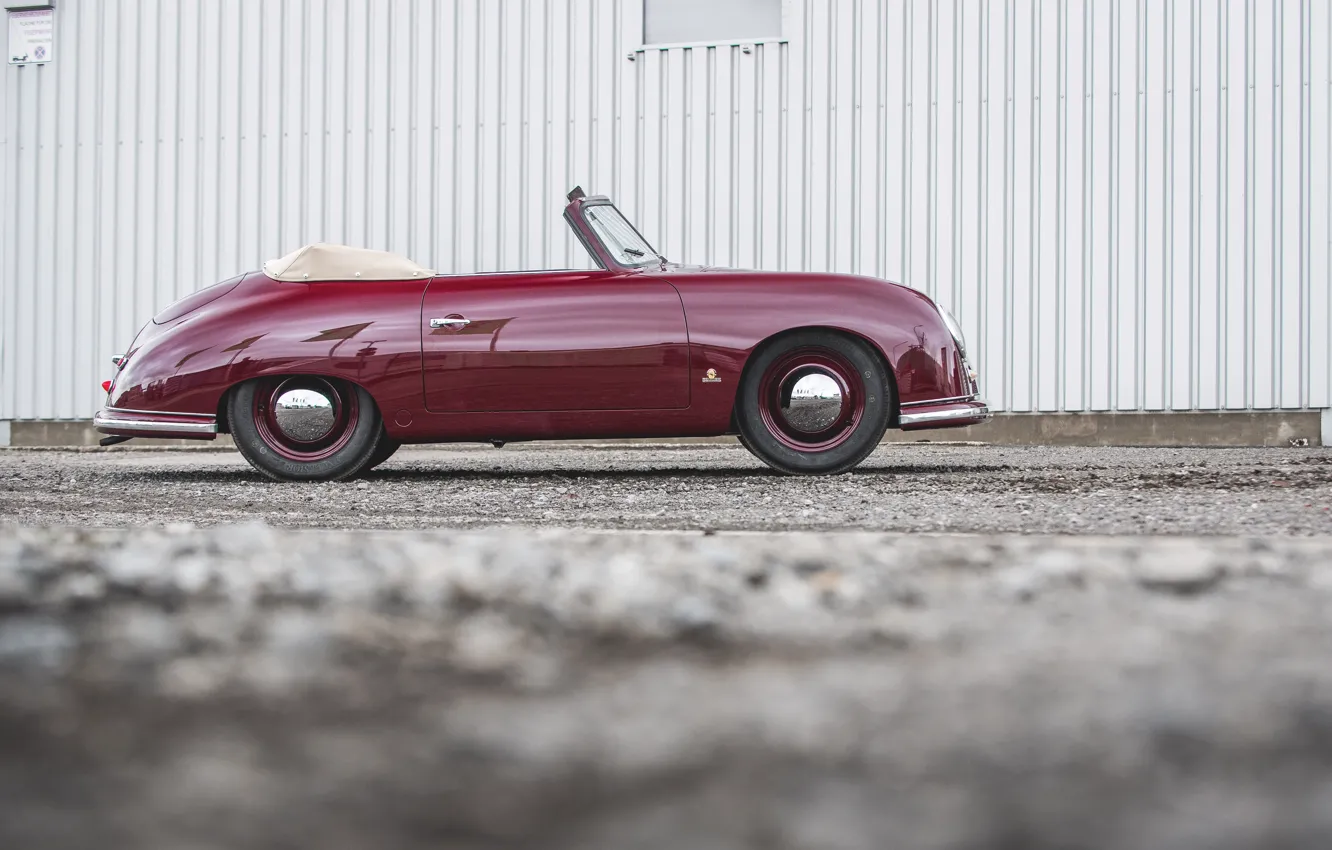 Photo wallpaper Porsche, 356, 1951, Porsche 356 1300 Cabriolet