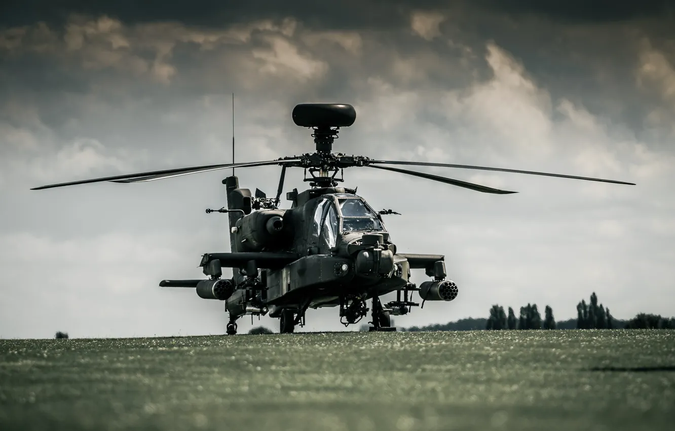 Wallpaper Boeing, Apache, AH-64D, dark sky, Royal Netherlands Air Force ...