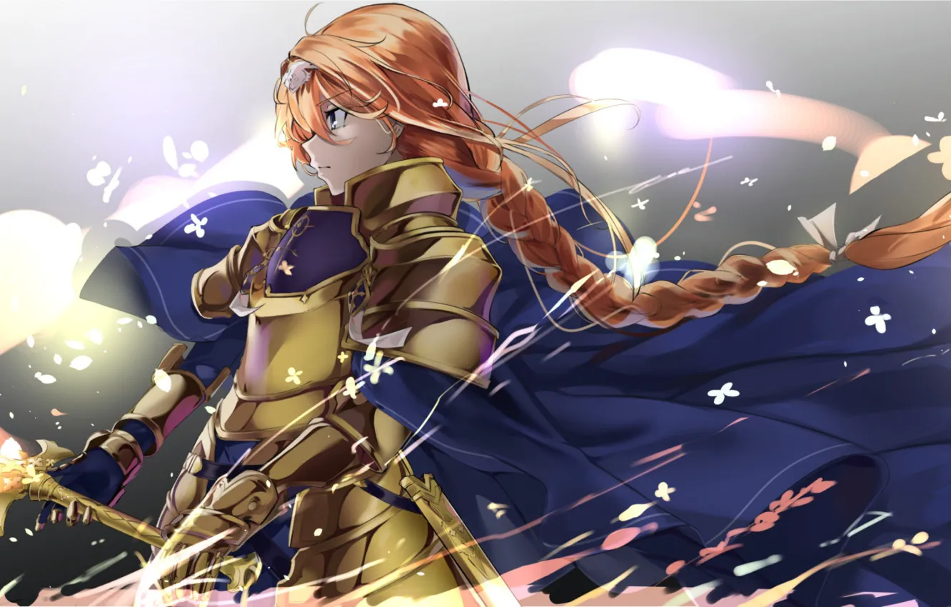 Photo wallpaper girl, sword art online, Sword Art Online Alicization