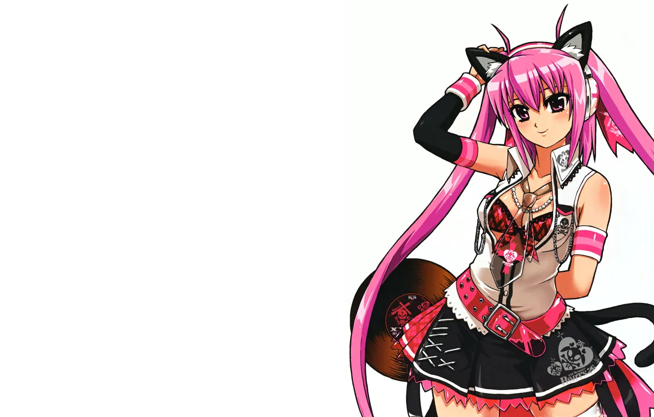 Photo wallpaper pink hair, nothing, anime