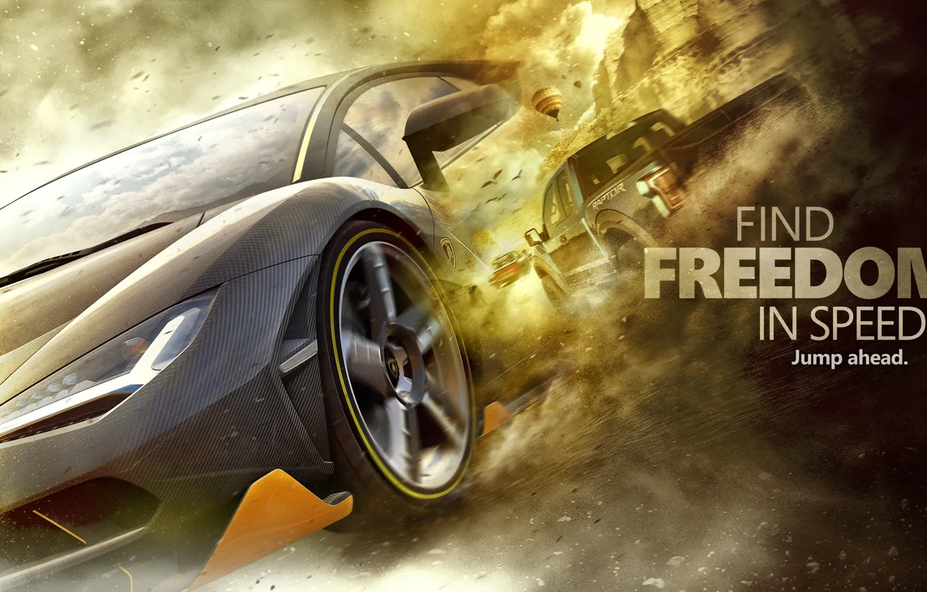 Photo wallpaper art, Forza Horizon 3, Freedom In Speed
