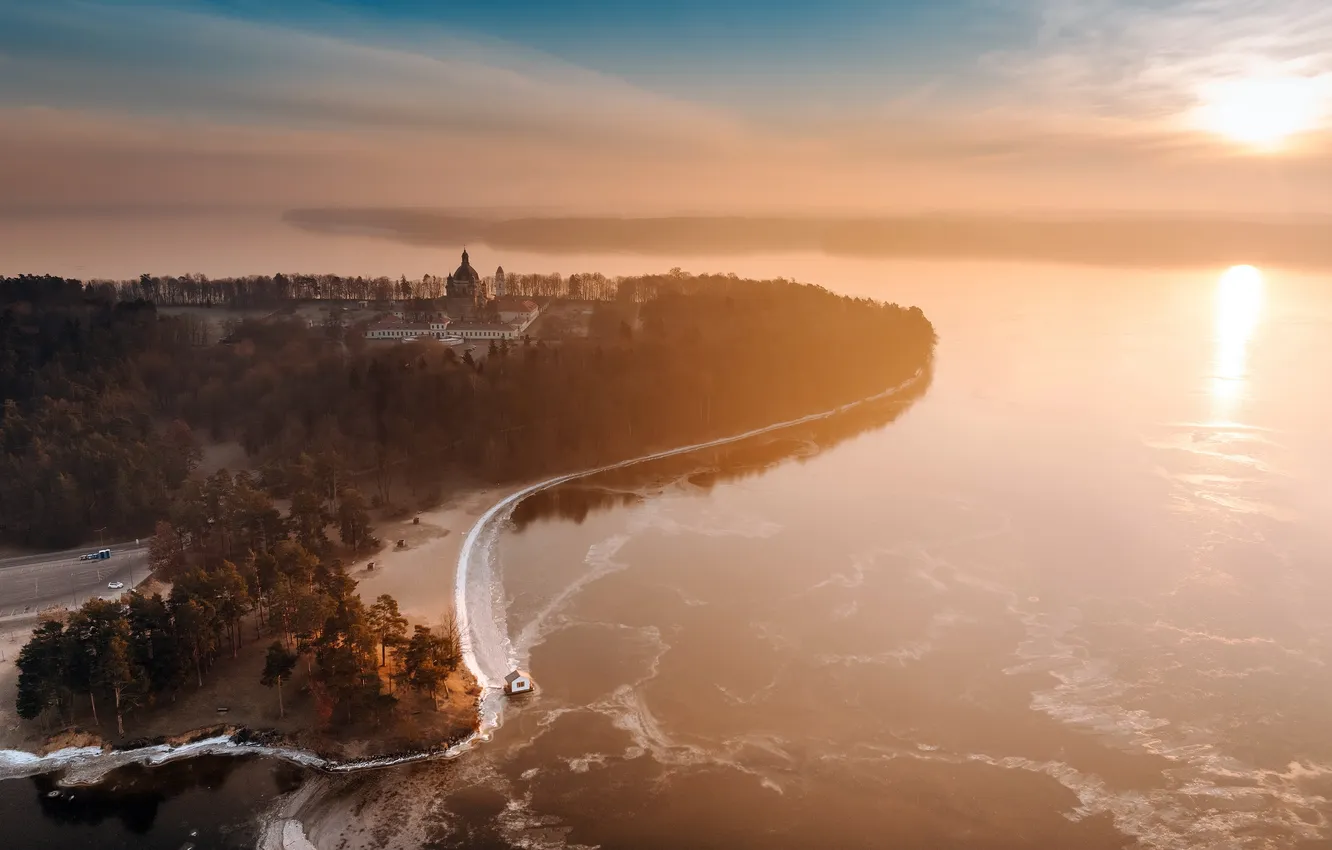 Photo wallpaper Lithuania, Kaunas, Pažaislis