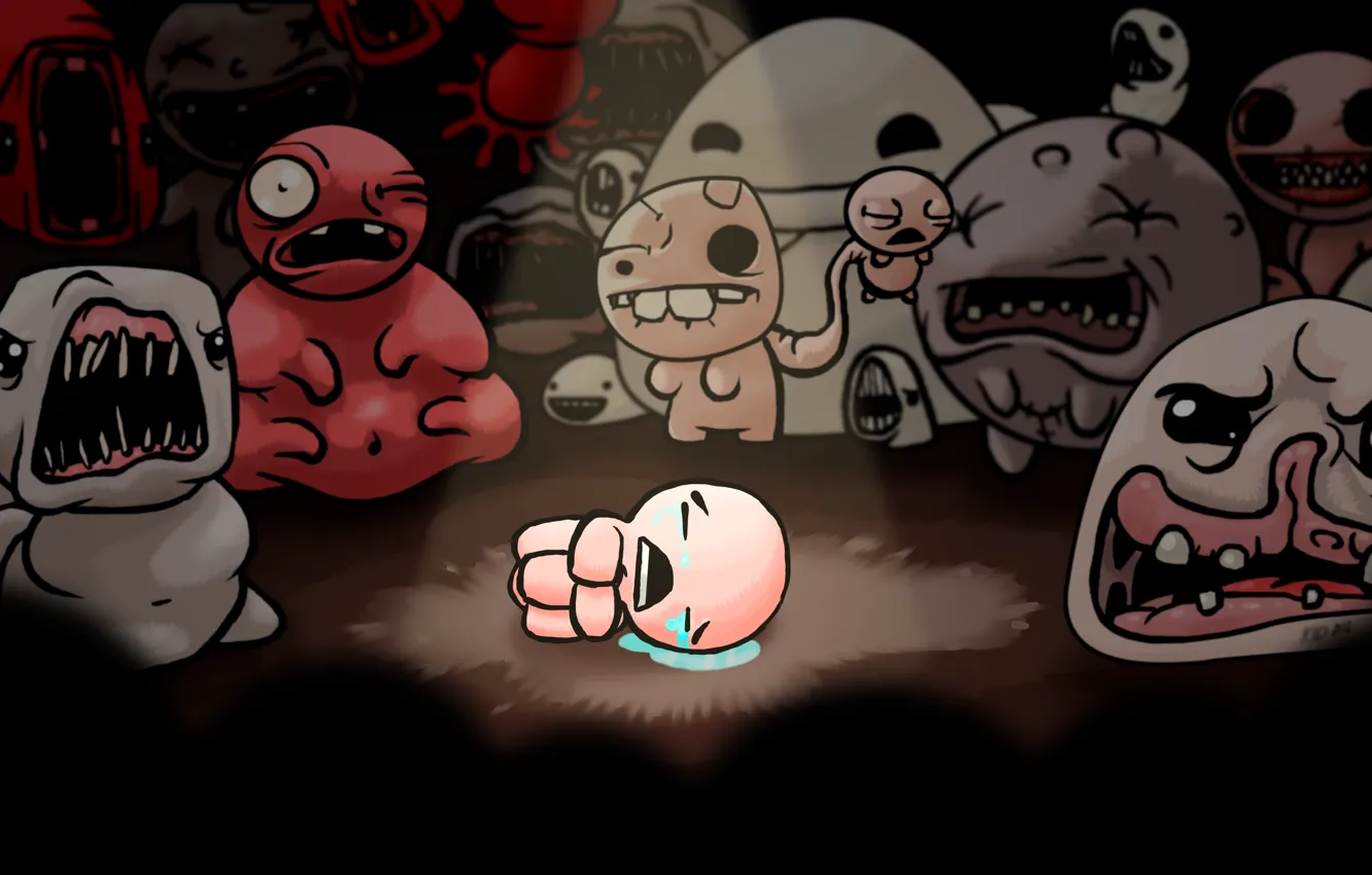Photo wallpaper the game, indie, The Binding of Isaac