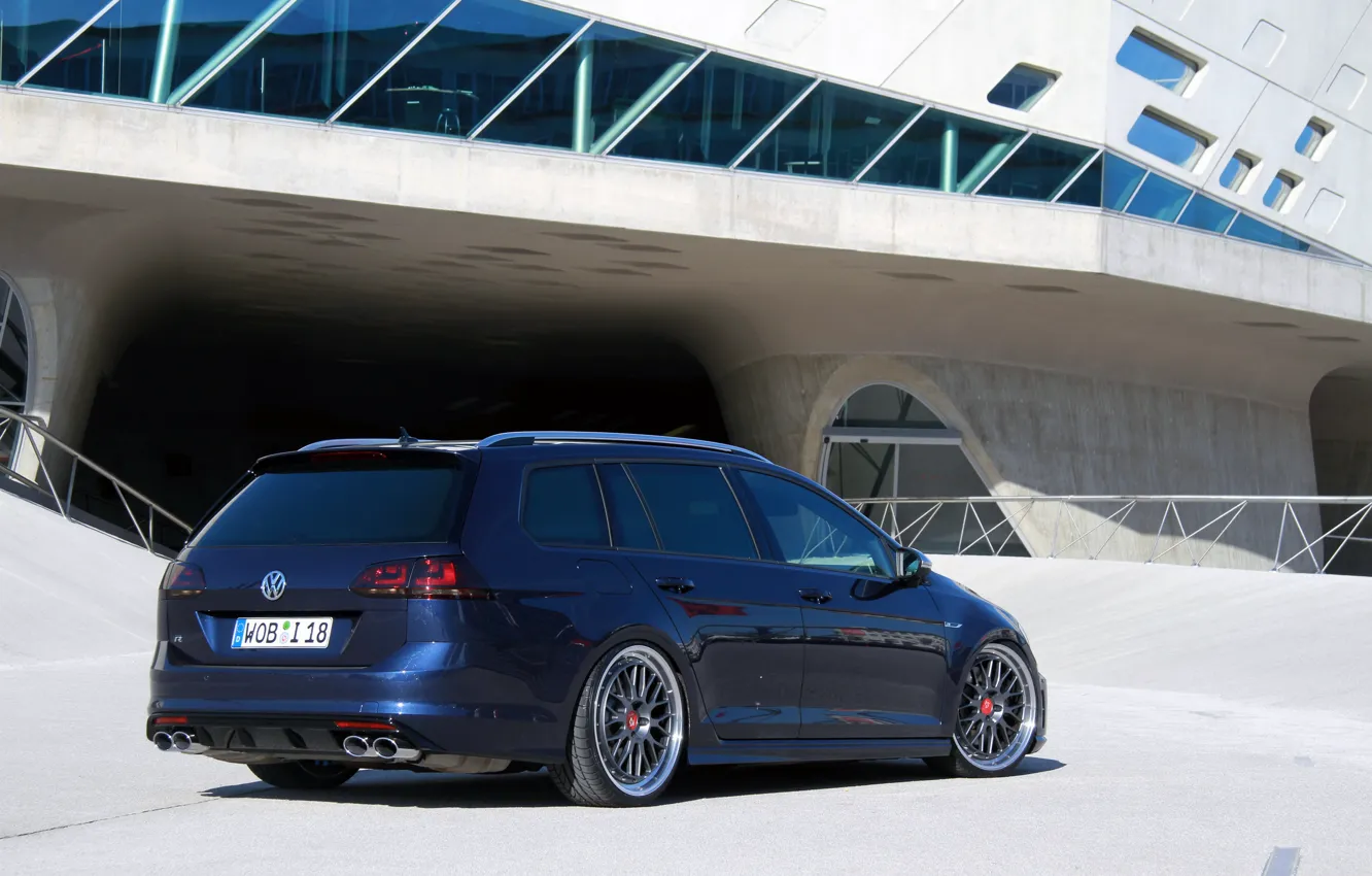 Photo wallpaper Volkswagen, Golf, Golf R, Rear, Golf R Variant, Wetterauer Engineering