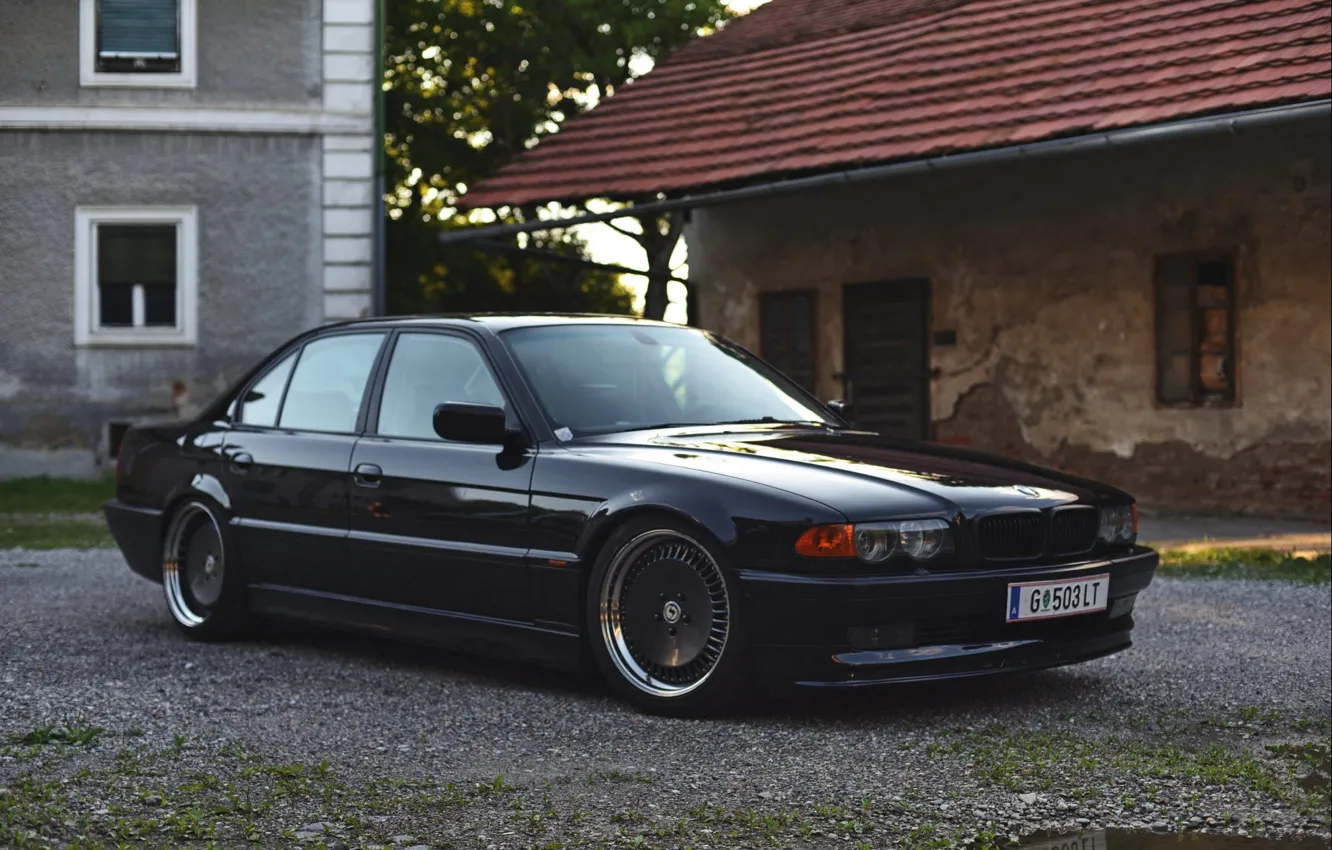 Photo wallpaper BMW, 7-Series, E38, 728I