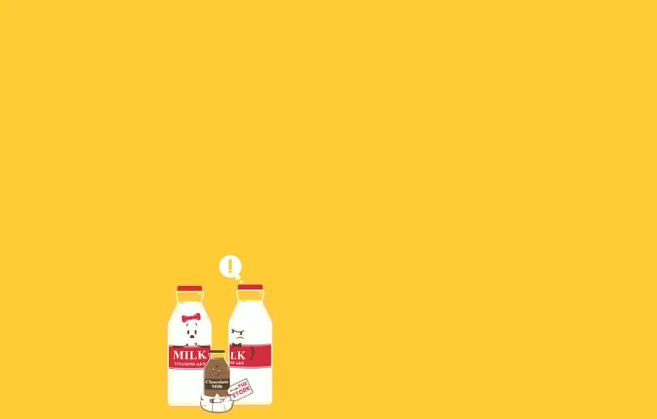 Photo wallpaper anger, chocolate, milk