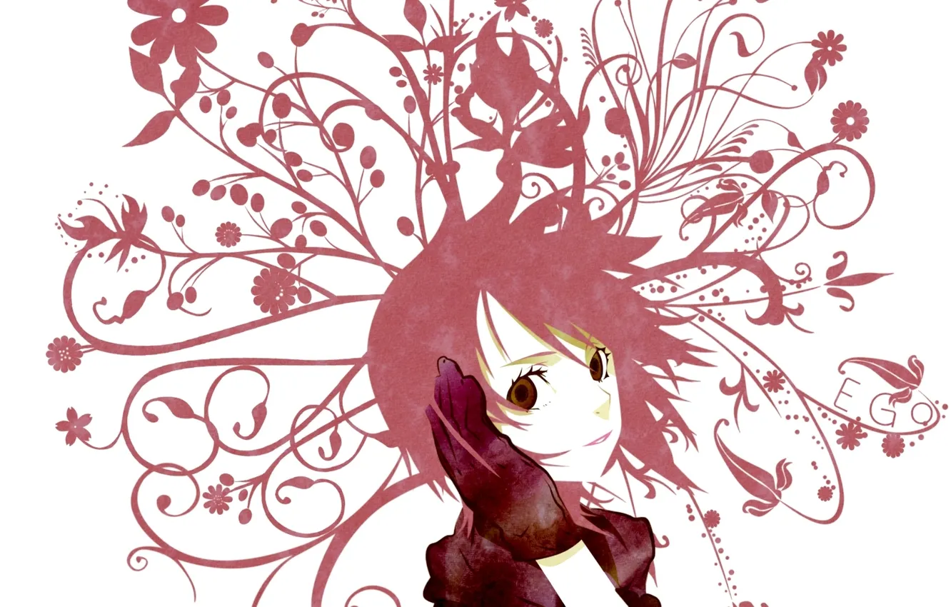 Photo wallpaper girl, pattern, art, Dogs Bullets & Carnage, fuyumine naoto