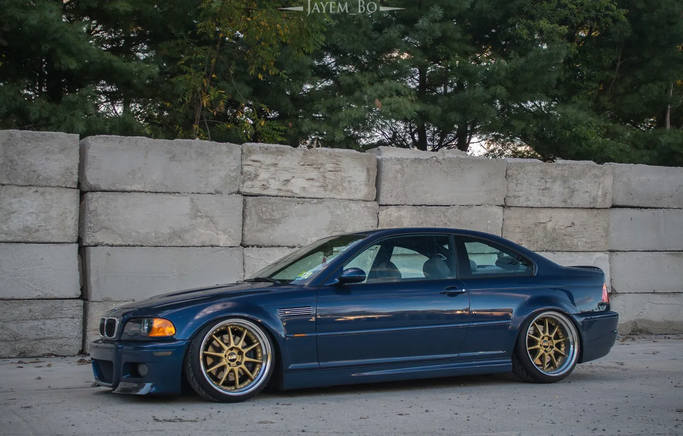 Photo wallpaper tuning, BMW, BMW, Germany, tuning, power, E46, low