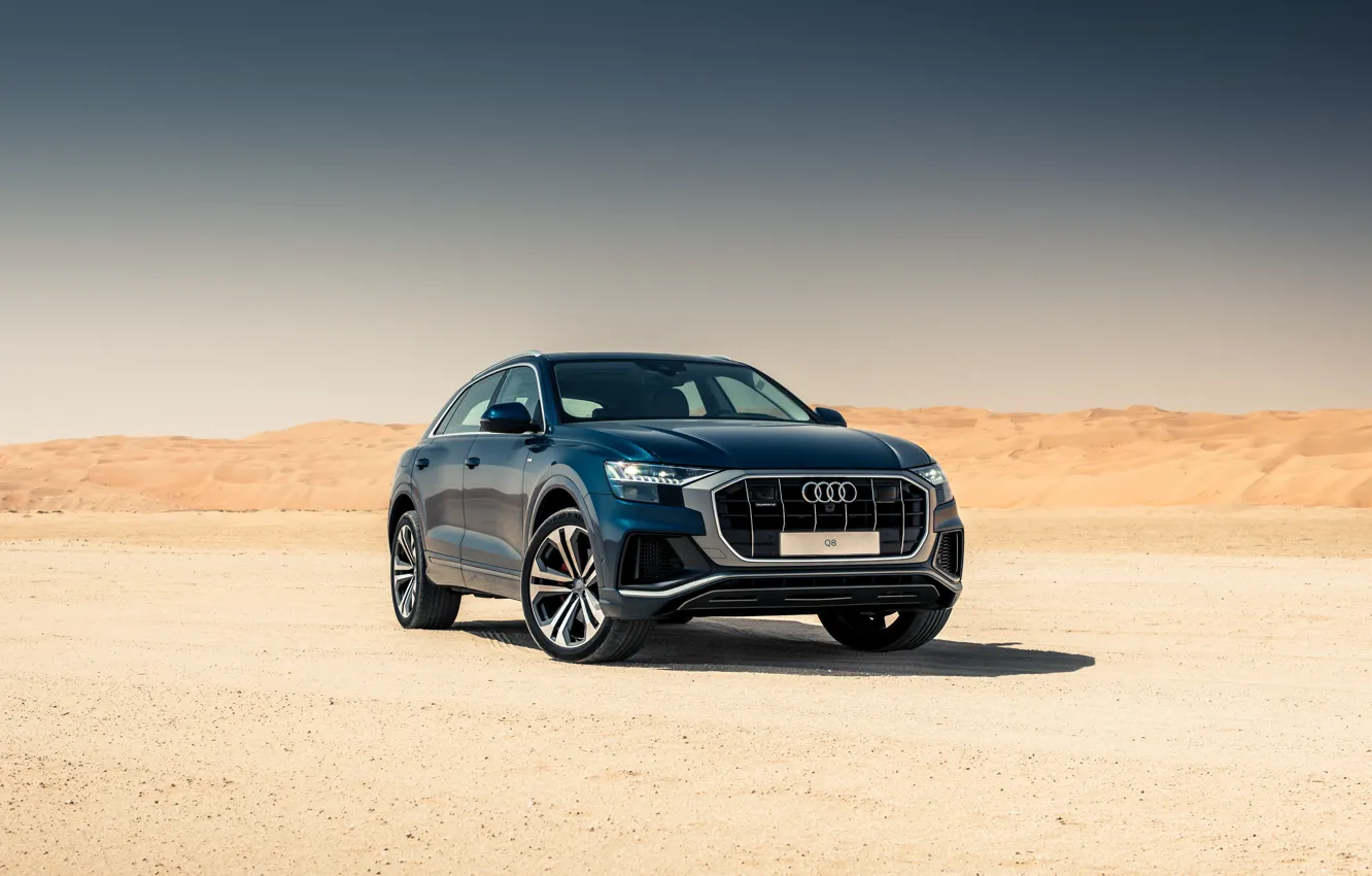 Photo wallpaper Audi, Q8, Audi Q8 55 TFSI quattro S line