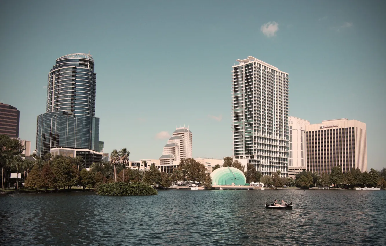 Photo wallpaper city, the city, USA, Orlando, Florida