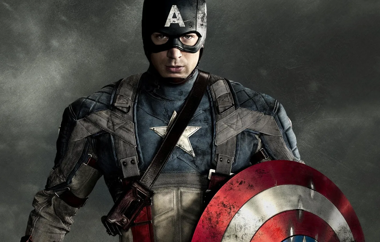 Photo wallpaper shield, captain america, captain America, first avenger, the first avenger, Chris Evans