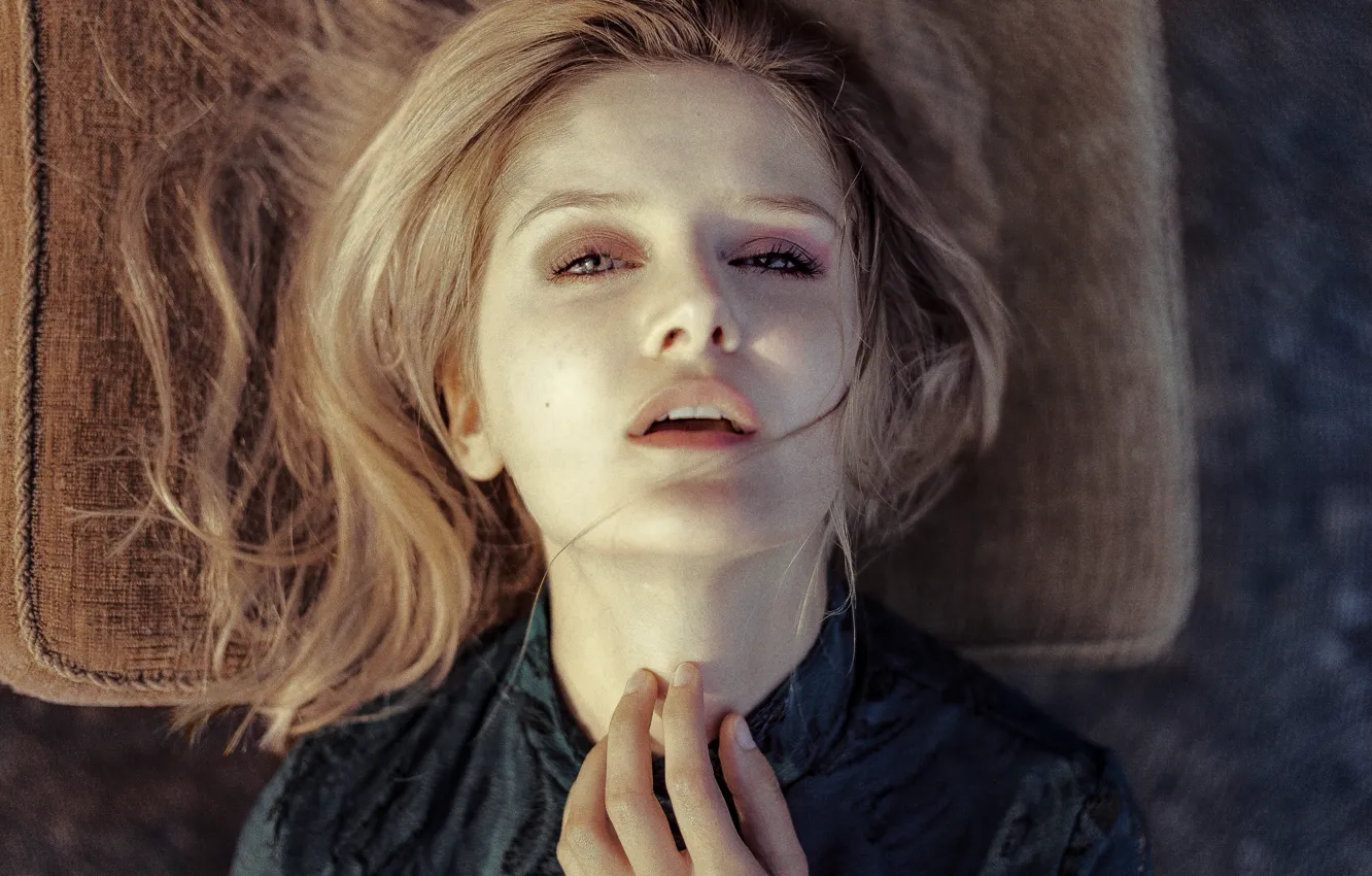 Photo wallpaper look, passion, sponge, teeth, to be close to you hurts me