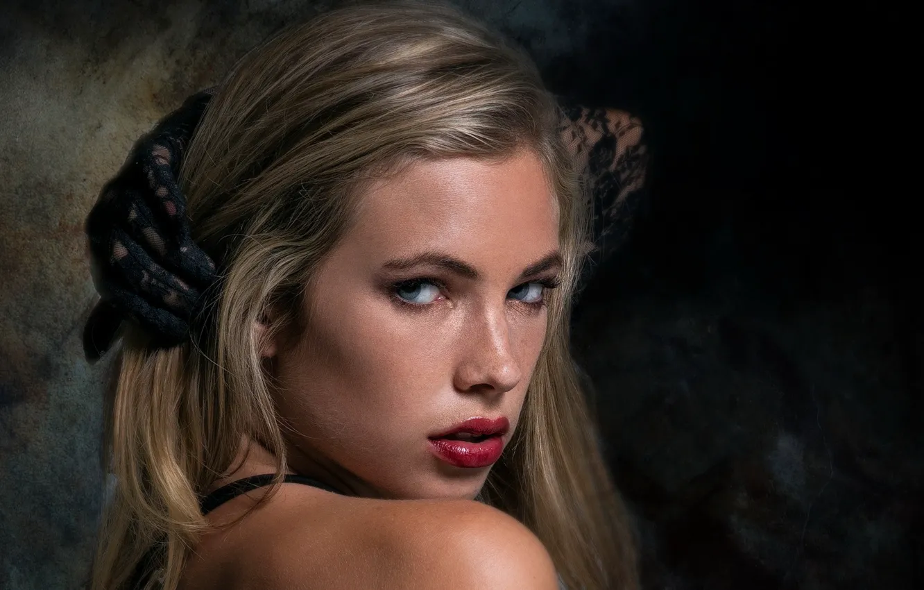 Photo wallpaper look, girl, portrait