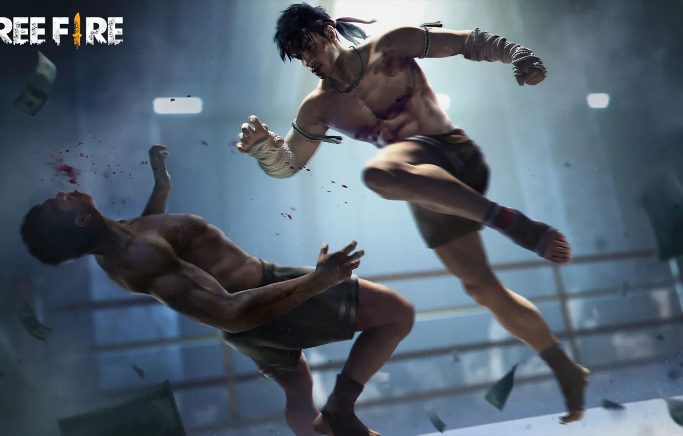 Photo wallpaper the game, money, battle, knockout, blow, the ring, fighter, game