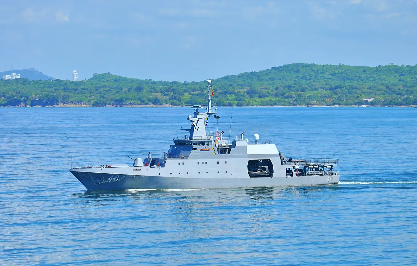 Photo wallpaper ship, Colombia, patrol, 20 July