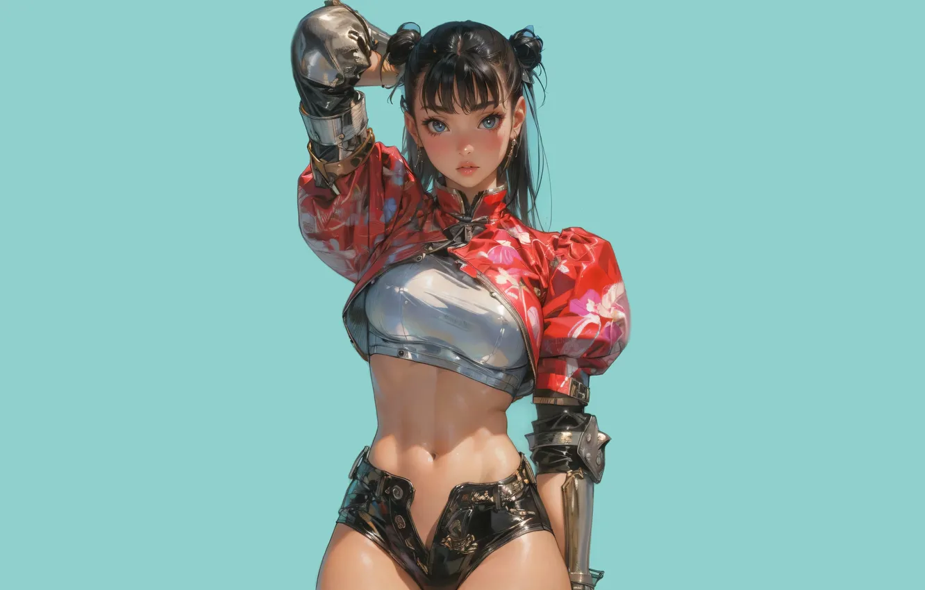 Photo wallpaper kawaii, girl, hot, sexy, hot girl, boobs, sexy girl, eyes