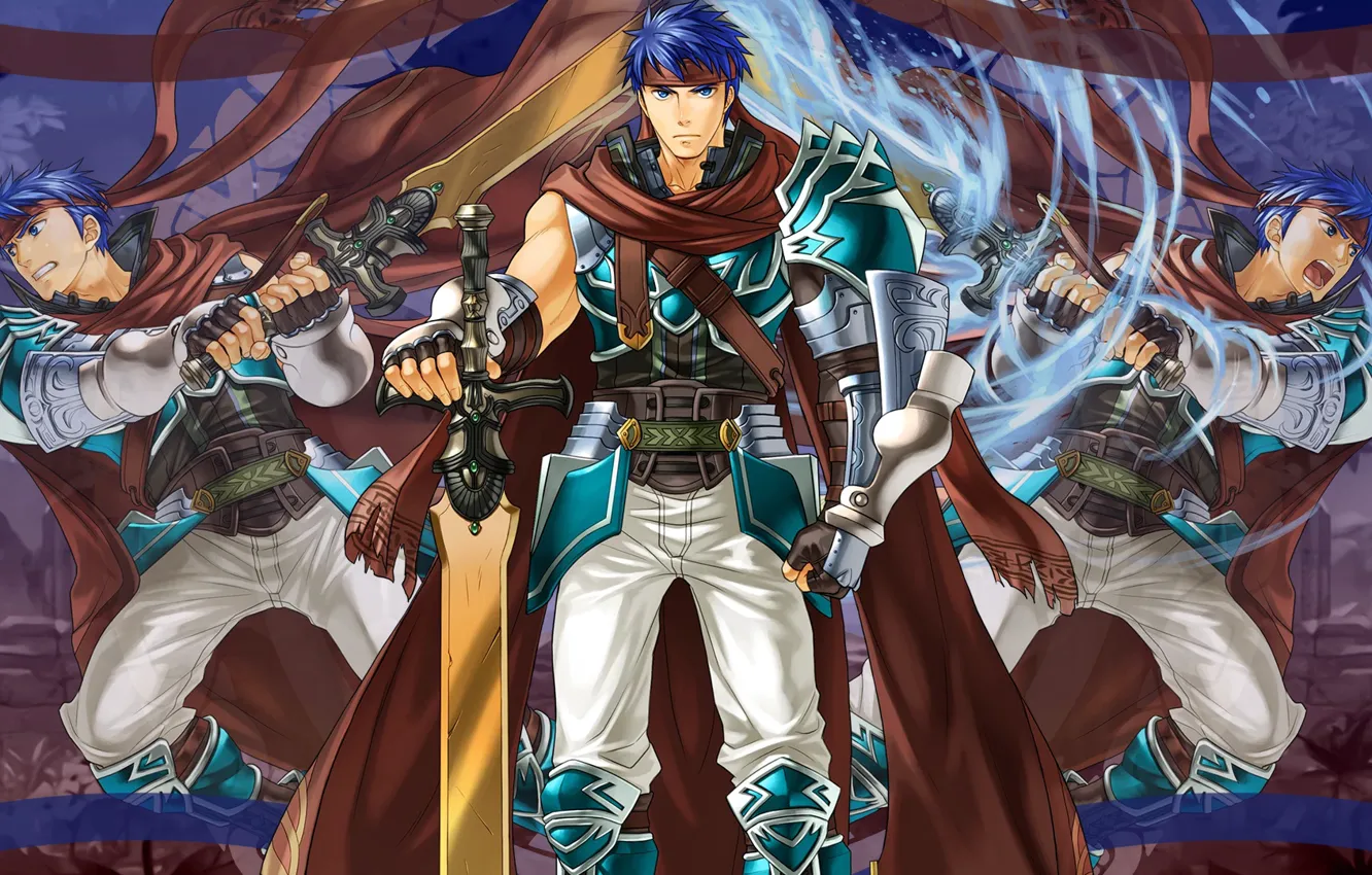 Photo wallpaper the game, sword, guy, Fire Emblem