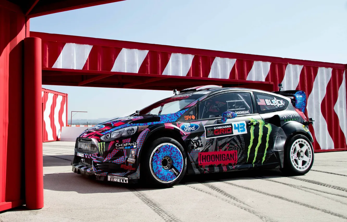 Photo wallpaper Ford, Racing, Ken Block, Fiesta, Ken Block, Hoonigan, Gymkhana SIX, Gymkhana 6