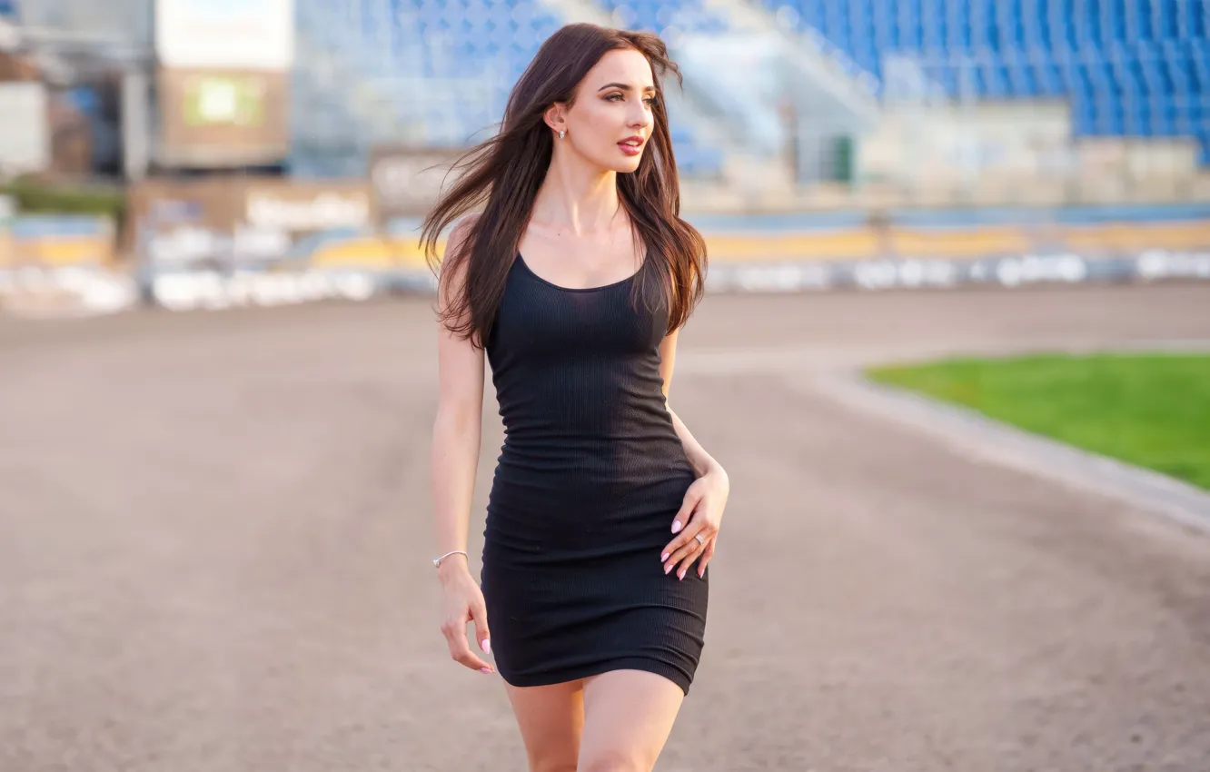 Photo wallpaper girl, dress, beautiful, model