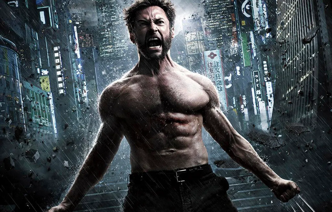 Photo wallpaper Wolverine, Hugh Jackman, Logan, Hugh Jackman, The Wolverine, Wolverine: The Immortal